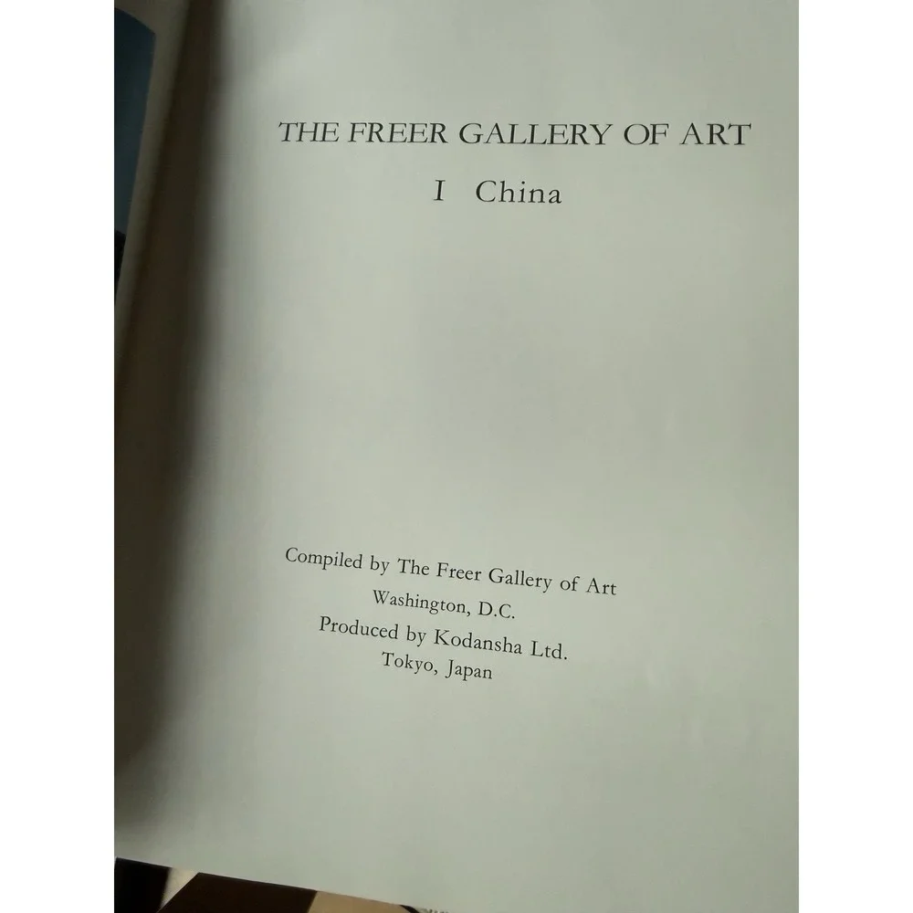 VTG Freer Gallery of Art China Japan 2 Vol Set Large Format Smithsonian Book HB